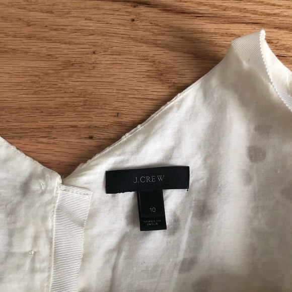 J Crew Eyellet lace top - Picture 3 of 7